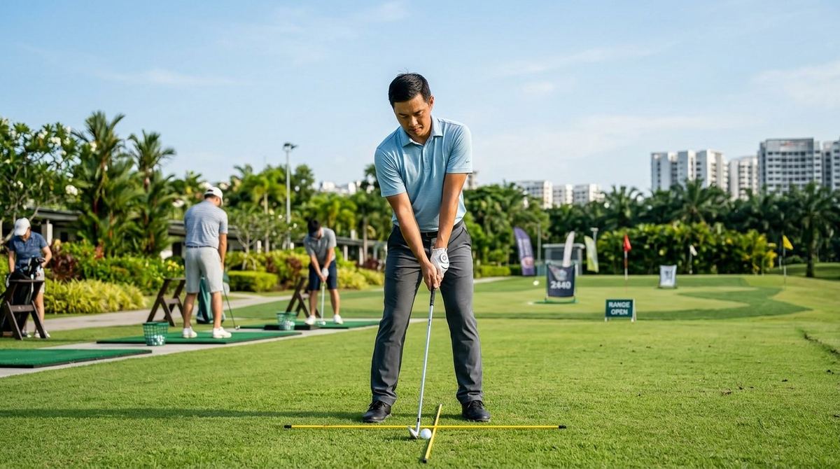 Instructional visual for Golf Warm-Up and Mobility