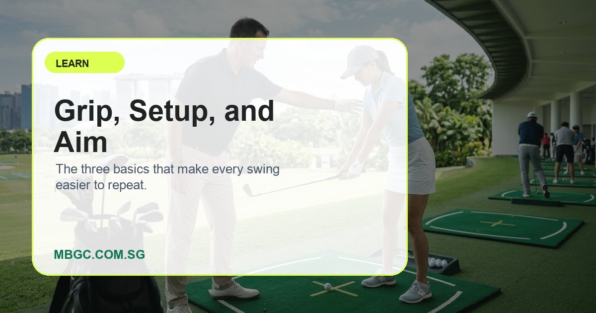 Grip, Setup, and Aim | MBGC.COM.SG